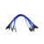 Premium Jumper Wire 10-Pack F-F 6" Blue
