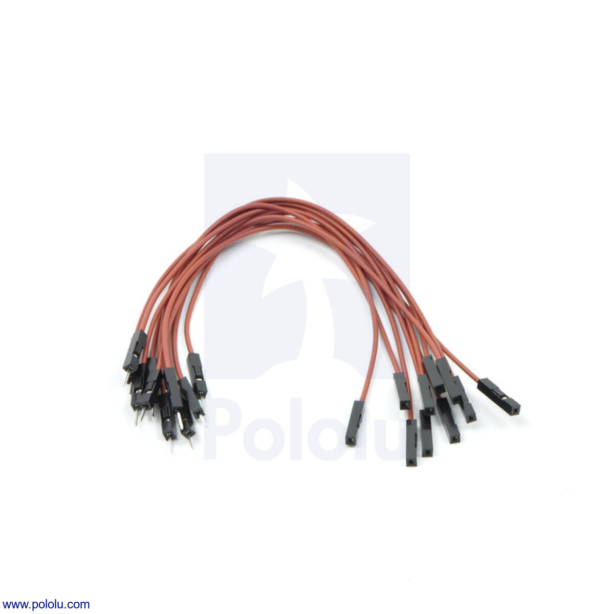 Pololu - Ribbon Cable Premium Jumper Wires 10-Color M-F 24 (60 cm)