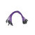 优质跳线10包M-M 6“紫色gydF4y2Ba