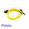 Premium Jumper Wire 10-Pack F-F 12" Yellow