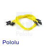 Premium Jumper Wire 10-Pack M-F 12" Yellow