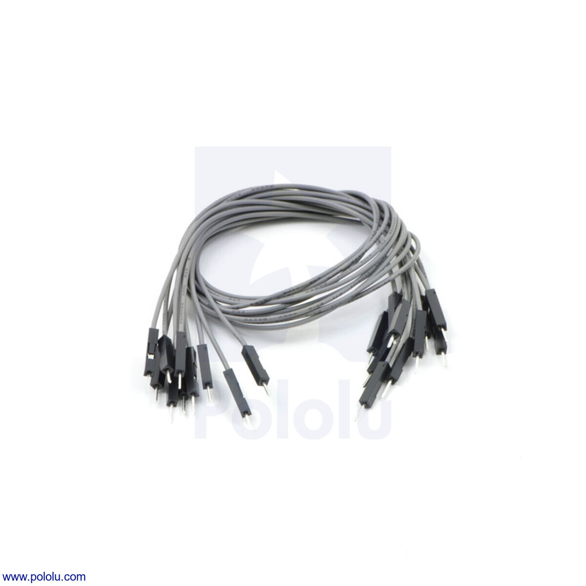 Pololu - Ribbon Cable Premium Jumper Wires 10-Color M-M 12 (30 cm)