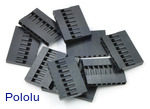 0.1" (2.54mm) Crimp Connector Housing: 1x8-Pin 10-Pack