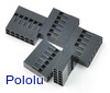 0.1" (2.54mm) Crimp Connector Housing: 2x6-Pin 5-Pack