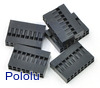 0.1" (2.54mm) Crimp Connector Housing: 2x8-Pin 5-Pack