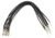 Wires with Pre-Crimped Terminals 10-Pack M-F 6" Black