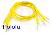 Wires with Pre-Crimped Terminals 10-Pack F-F 12" Yellow