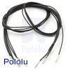 Wires with Pre-Crimped Terminals 5-Pack F-F 24" Black