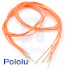 Wires with Pre-Crimped Terminals 5-Pack F-F 24" Orange