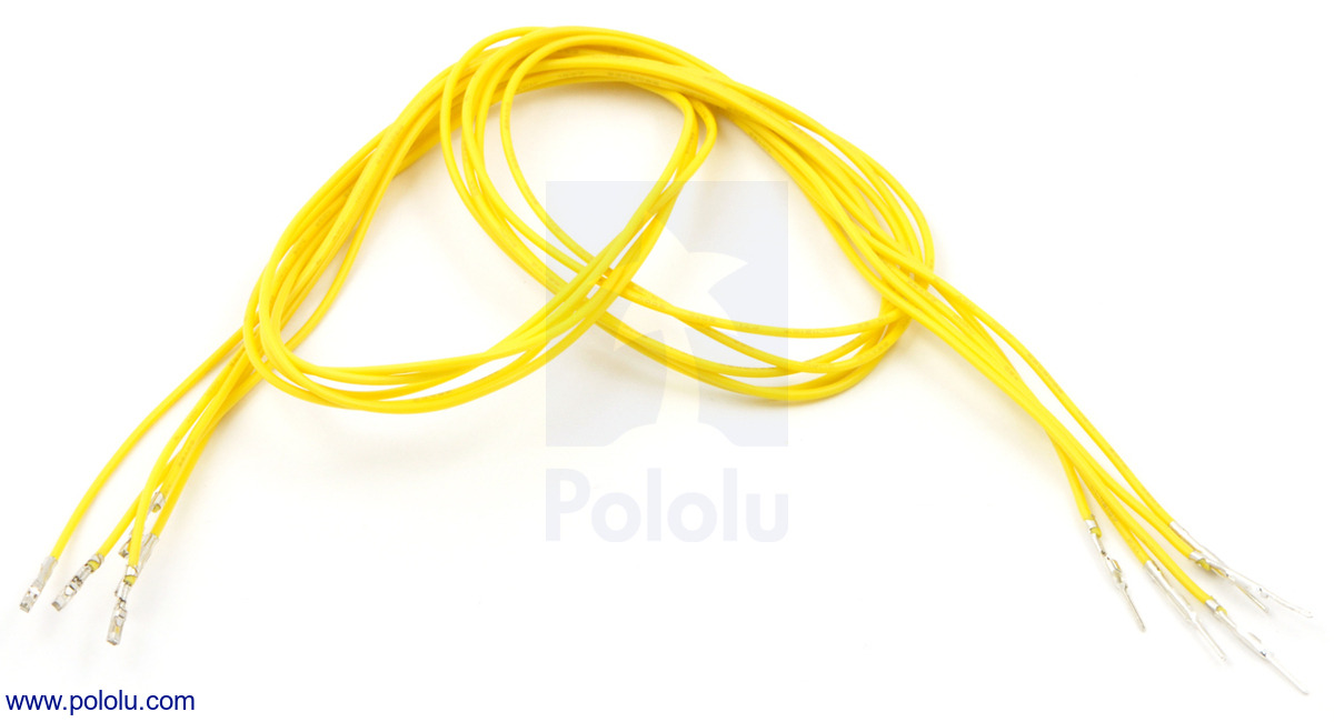 Pololu - Ribbon Cable with Pre-Crimped Terminals 10-Color M-F 24 (60 cm)