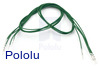 Wires with Pre-Crimped Terminals 5-Pack M-M 24" Green