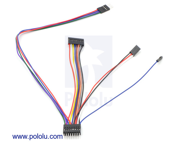 Pololu - 0.1" (2.54mm) Crimp Connector Housing: 2x13-Pin 5-Pack