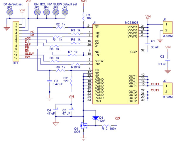 Pololu - MC33926 Motor Driver Carrier