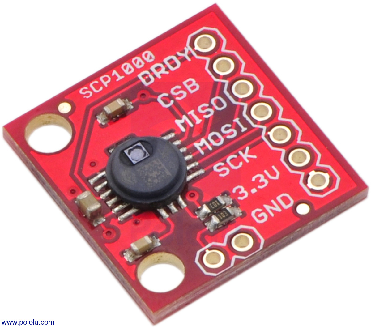 MEMs Barometric Pressure Sensor - SCP1000 Breakout - SEN-08161 - SparkFun  Electronics