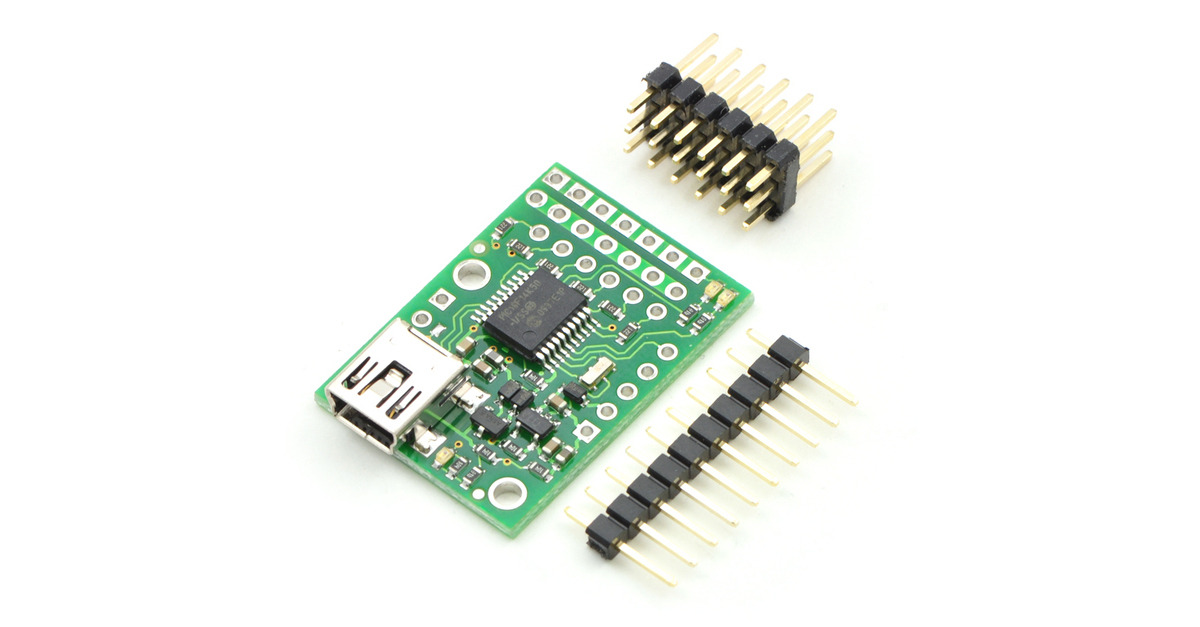 Patial Controller Pololu - Micro Maestro 6-Channel USB Servo Controller (Partial Kit)