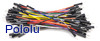 Premium Jumper Wire 50-Piece 10-Color Assortment M-M 3"