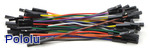 Premium Jumper Wire 50-Piece 10-Color Assortment F-F 3"