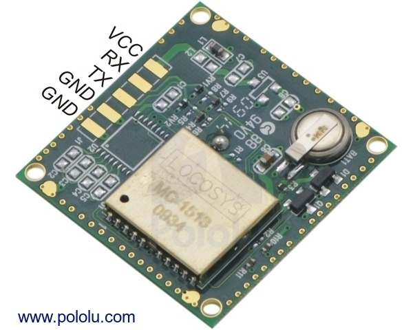 Pololu - 66-Channel LS20031 GPS Receiver Module (MT3329 Chipset)