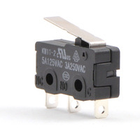 Snap-Action Switch with 16.7mm Lever: 3-Pin, SPDT, 5A