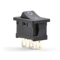Rocker Switch: 3-Pin, SPDT, 10A