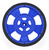Solarbotics GMPW-LB蓝轮与编码器条纹，硅胶轮胎gydF4y2Ba