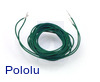 Wires with Pre-Crimped Terminals 2-Pack M-F 60" Green