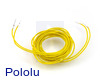 Wires with Pre-Crimped Terminals 2-Pack M-M 60" Yellow