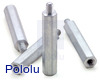 Aluminum Standoff: 1" Length, 4-40 Thread, M-F (4-Pack)