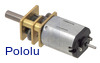 100:1 Micro Metal Gearmotor LP 6V with Extended Motor Shaft