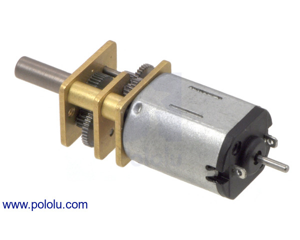 Pololu micro Metal gearmotor bracket Extended pair 1089
