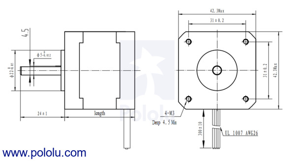 stepper motor nema 17