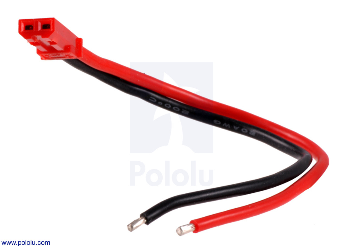 Misbruik Pef trainer Pololu - JST RCY Plug with 10cm Leads, Female