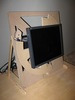 Rotating monitor for arcade cabinet