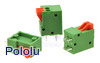 Screwless Terminal Block: 2-Pin, 0.1″ Pitch, Top Entry (3-Pack)