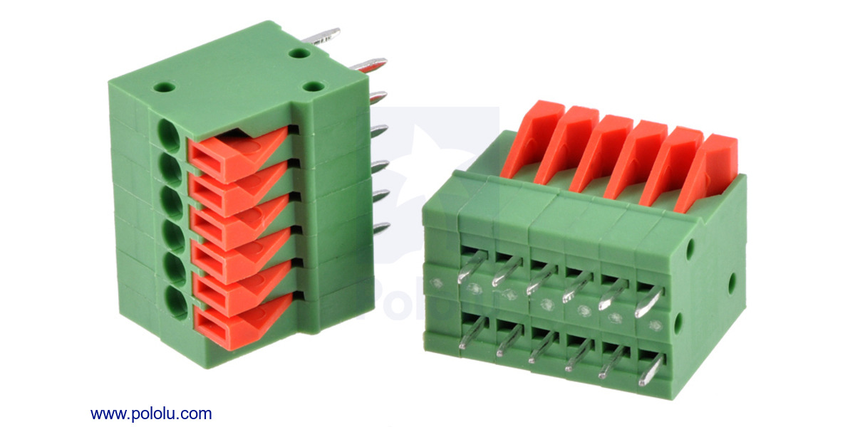Pololu Screwless Terminal Blocks