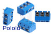 Screw Terminal Block: 3-Pin, 5 mm Pitch, Top Entry (4-Pack)