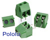 Screw Terminal Block: 2-Pin, 3.5 mm Pitch, Side Entry (4-Pack)