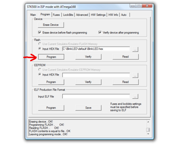 Pololu - 3.c. Programming AVRs Using AVR Studio 4