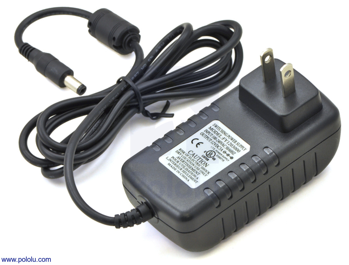 3 Pcs DC5V 500mA Power Supply AC100/240V 2.1/5.5mm AC to DC Adapter Plug Black 