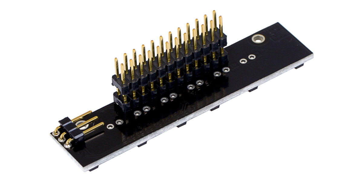 Pololu - Zumo reflectance sensor array assembled with included male ...