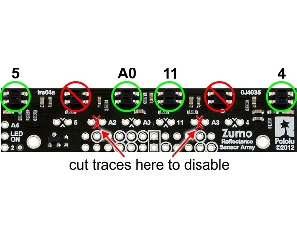 Pololu - 2.c. Adding a Zumo reflectance sensor array (optional)