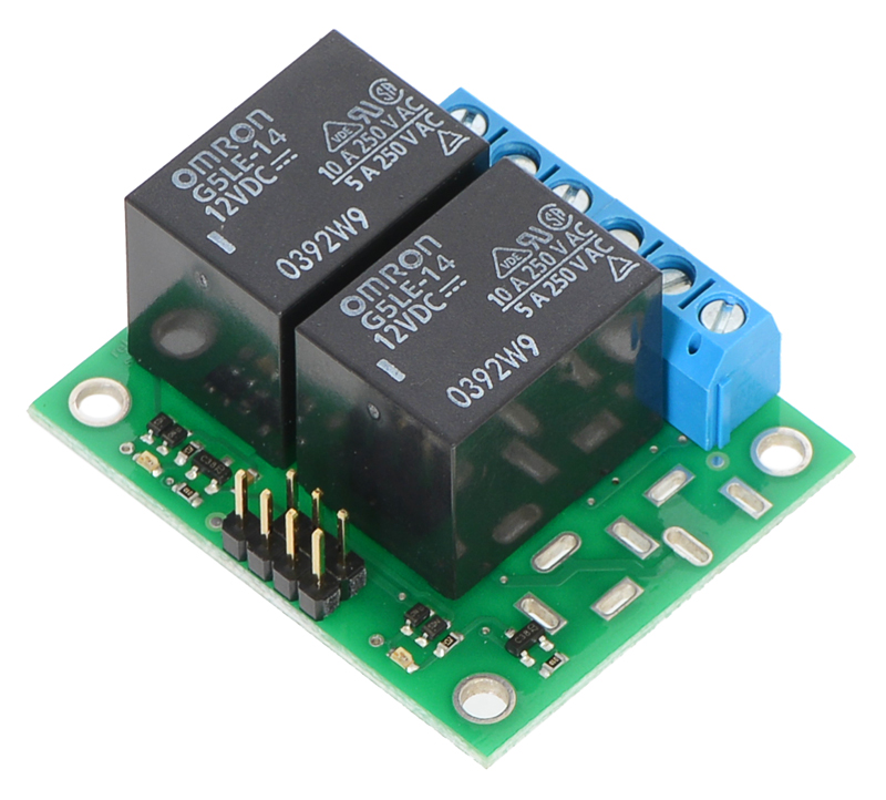 2x 12V DC 10A Relay Modules - Finished Relay Card With Indicator Light (1x UM Relay Board)