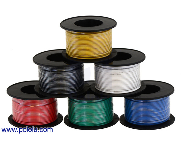 Stranded Wire: Green, 20 AWG, 40 Feet | Buy in Australia | POLOLU-2655 ...