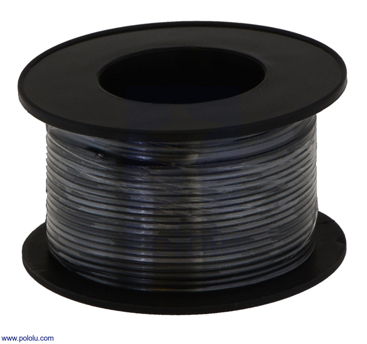 Fine Strand Tinned Copper 50 ft Black 24 AWG Gauge Silicone Wire Spool 