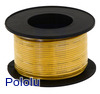 Stranded Wire: Yellow, 26 AWG, 70 Feet