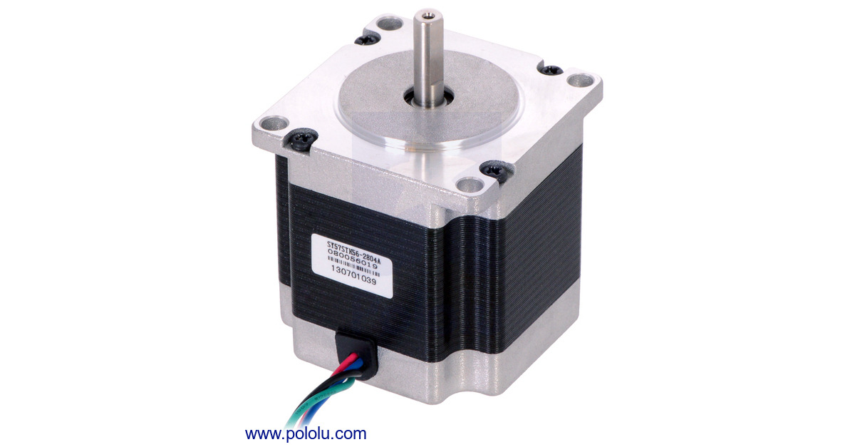 stepup 　VFF 0.5-2芯（1把 100m）×5 Pololu - Stepper Motor: Bipolar, 200 Steps/Rev, 57×56mm, 2.5V, 2.8