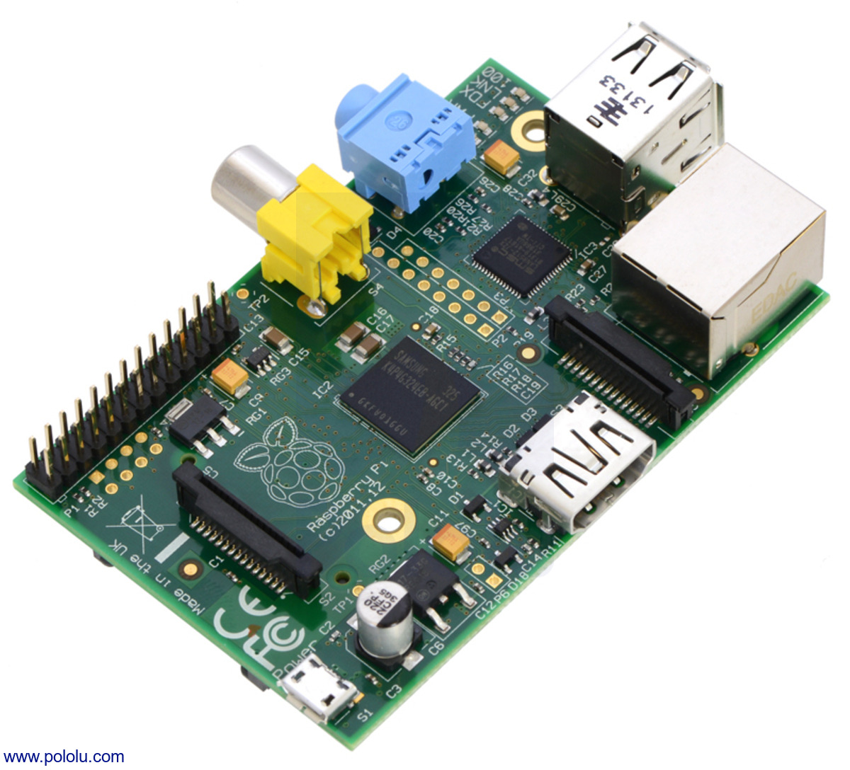 Pololu Raspberry Pi Model B, Revision 2.0