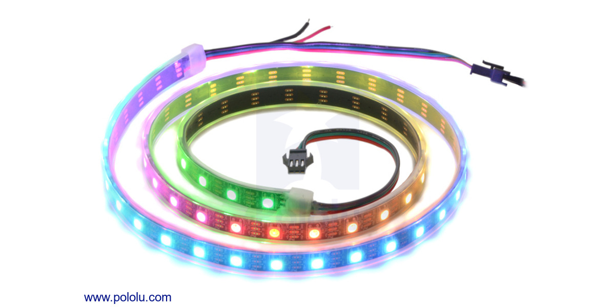 Arduino Uno w/ Addressable RGB 60-LED Strip, 5V, 2m - Other Pololu products  - Pololu Forum