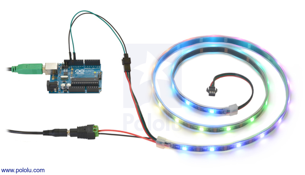 LED adressables – Projet Arduino pour contrôleur de LEDs pour RC Scale 0J4995.1200