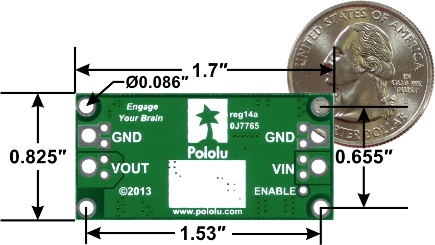 12V Step-Up Voltage Regulator U3V70F12 – Makerlab Electronics